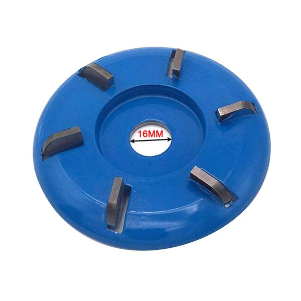 

90mm diameter 16mm bore six teeth woodworking turbo tray digging wood carving disc tool milling cutter