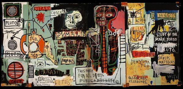 

jean michel basquiat "notary" oil painting modern on canvas large wall picture for living room 190924