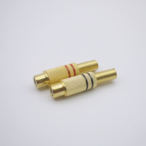 

RCA Штекер Аудио Видео Блокировка Разъем кабеля Подключите Titanize разъем (каждая сер