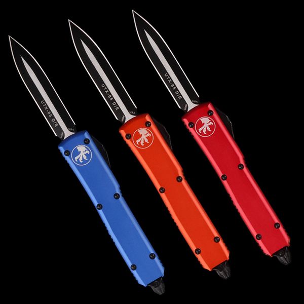 

Double adge DOUBLE action tactical KNIFE Automatic Knife MICOR KNIVES TECH folding knives pocket UTX- 85 knife schelin CNC machined