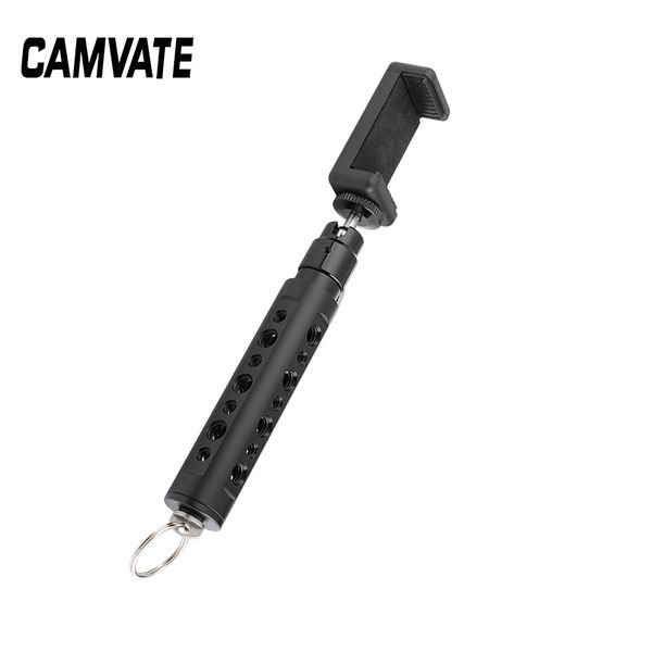 

camvate алюминиевая сырная ручка с регулируемым зажимом для смартфона держатель шаровой головки 1/4"-20 mount c2515