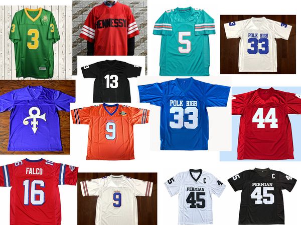 

Bobby boucher willie beamen joe montana boobie mile al bundy hane falco forre t gump ray finkle movie men 039 football jer ey all titc, Black;red