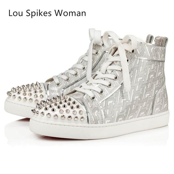 

2019 rivet boots european station street high pink board shoes tie rivet tapered sequins flat with velvet tide shoe woman boots 6699, Black