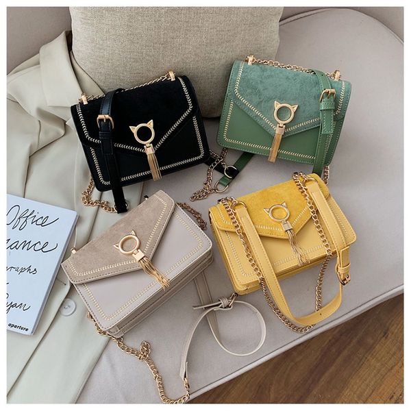 

дизайн сеть pu leather cat crossbody сумка для женщин 2020 малого плеча сумка специальных замокли женское путешествие сумки