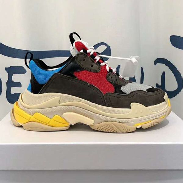 

new fashion designer shoes men and women designer shoes thick-soled old shoes six-layer combination sole original box size 35-45