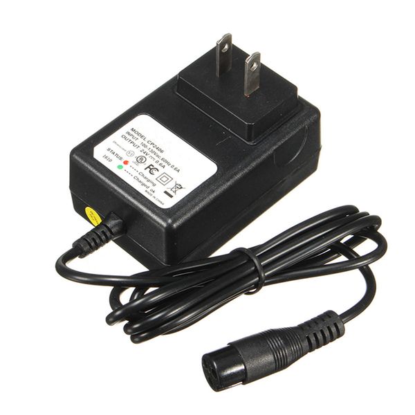 

24v 0.6a 3-prong battery charger for razor e100 e125 e500s pr200 scooter bike