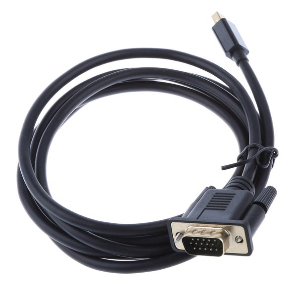 

1.8 м mini displayport dp to vga мужской адаптер tv av кабель для macbook air pro