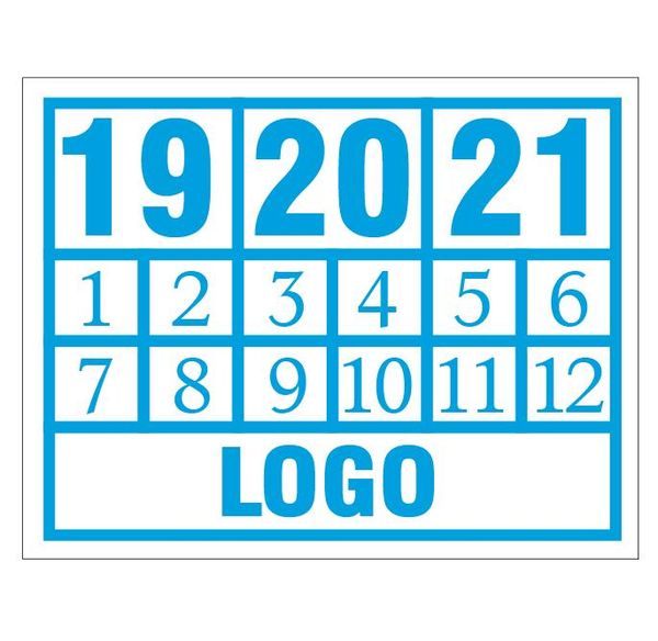 

custom order 10000pcs of 13x10mm warranty void sticker, with years months and your company name, item no. cu107