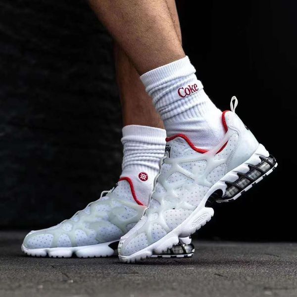 

new 2020 stussy x ii spiridon caged 2 stussy men pure platinum fashion shoes size 40-45