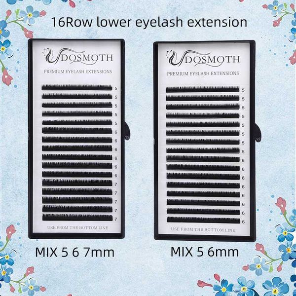 

lower lashes mix 5 6 7 length eyelash extension beauty eyelash soft mink