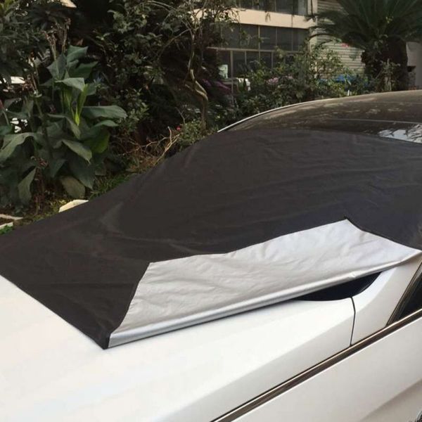 

car magnet windshield cover snow cover sunshade ice snow frost protector windshield silver black 2020ss