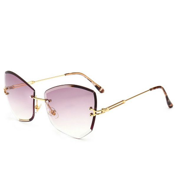 

улица съемки диких очки warblade безободковых gold очистить солнцезащитные очки мужчины женщины 2018 года brand designer clear солнцезащитны