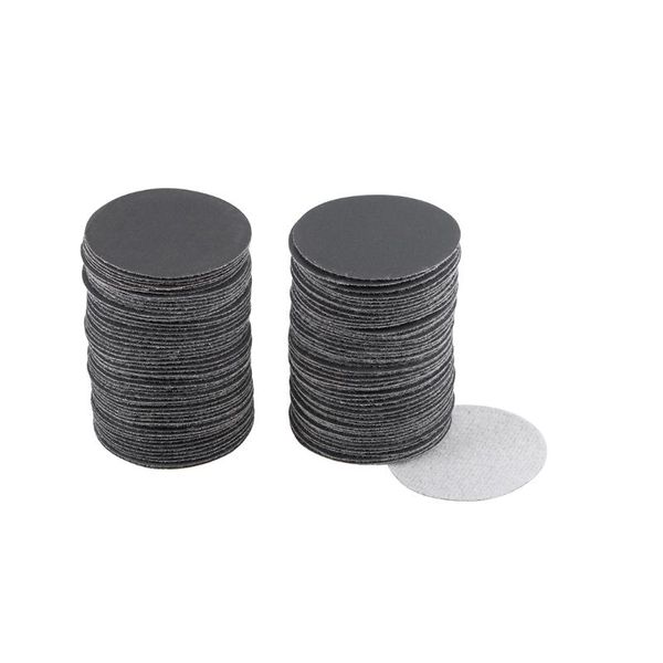 

uxcell 100pcs 2-inch hook and loop sanding disc wet / dry silicon carbide for polishing furniture wood metal drywall