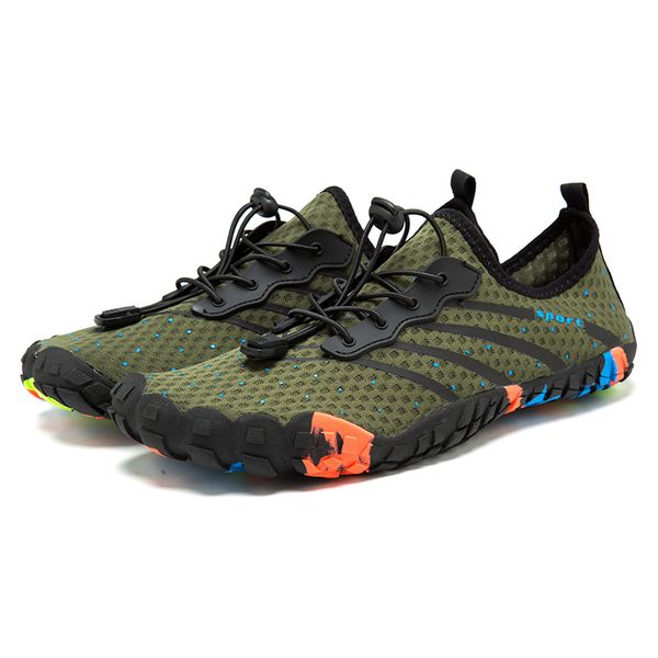 

men women hiking shoes climbing mountain wear-resistant amphibious shoes non-slip fishing outdoor sport sneakers quick dry