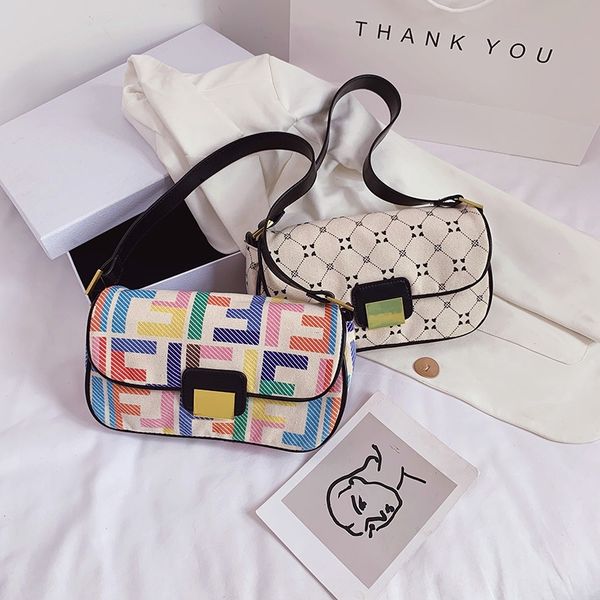 

2020 fashion niche armpit foreign magic shoulder style magic stick shoulder bag all-match hand bag