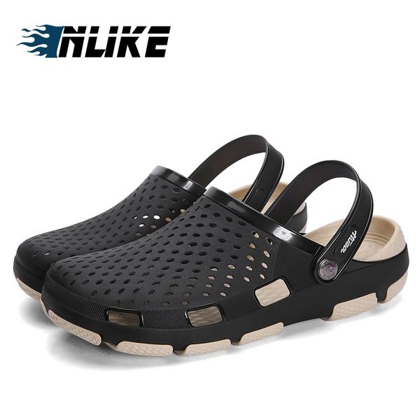 

men sandals summer roman sandals male casual shoes, Black