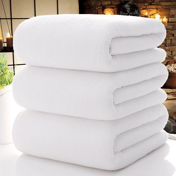 

towel 3pcs quality egyptian cotton bath fast drying white soft 70x140cm