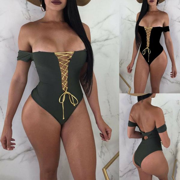 

women bandage push-up padded bra bikini set swimsuit bathing suit swimwear