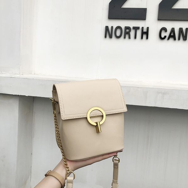 

luxury handbags women bags designer sale western style package 2019 new han edition chain bucket joker inclined shoulder bag