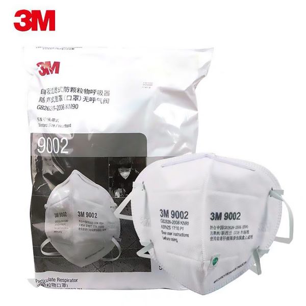

ups 3m kn90 face mask vs ffp2 with respirator anti dust haze 9002 dustproof pm2.5 protective masks reusable mask 50pcs/bag