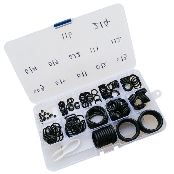 

lot 170 rubber o ring kit & case for scuba diving tank din valve hose gauges