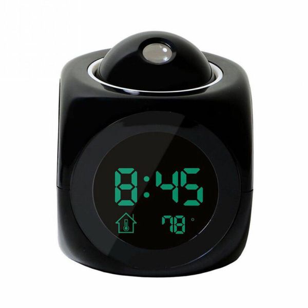 

digital alarm clock lcd display talking projection temperature projector diy new
