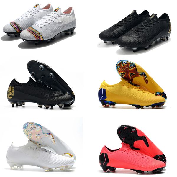 

2019 men multicolor mercurial vapors fury vii xii fg low help superfly vi 6 360 cr7 njr low neymar mens soccer football shoes us3-11
