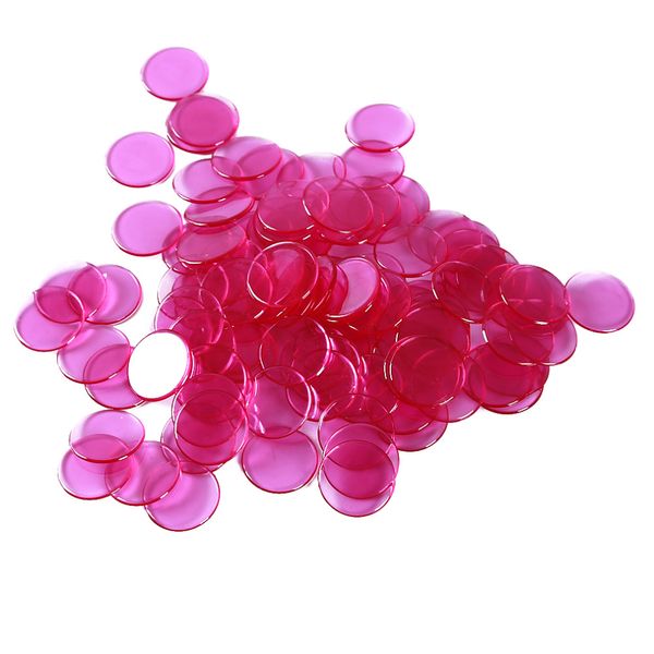 

100pcs/bag transparent children math toys montessori materials baby learning count match early education plastic coin kids toys