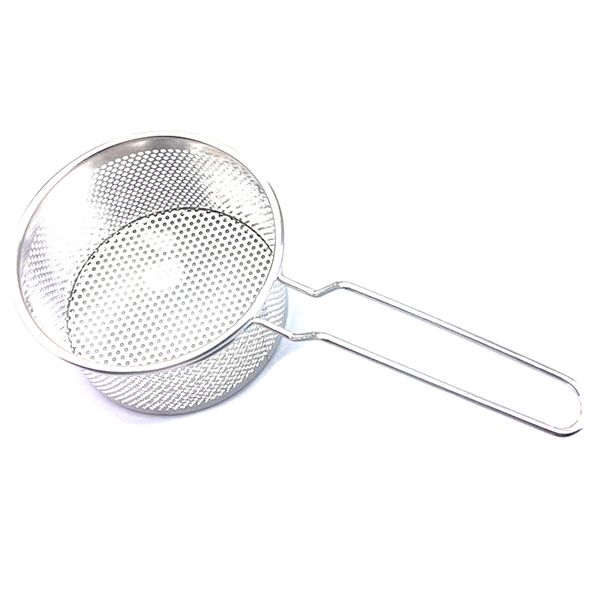 

304 stainless steel frying fried basket frying pan filter food colander oil leak cocoa sieve mesh noodle dumplings strainer