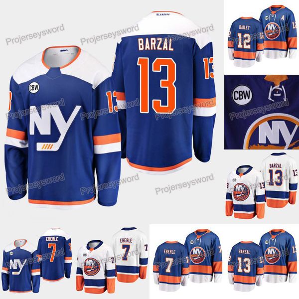 

New York Islanders Mathew Barzal Jersey CBW Patch Eberle Josh Bailey Thomas Greiss Thomas Hickey Matt Martin Luca Sbisa Devon Toews Jerseys