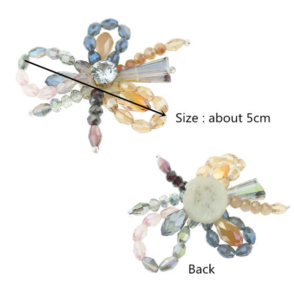 

5.5cm ivory fashion rhinestone pearl crystal hair bows diy accessories for girl headband clothing shoes brooch 24pcs/lot