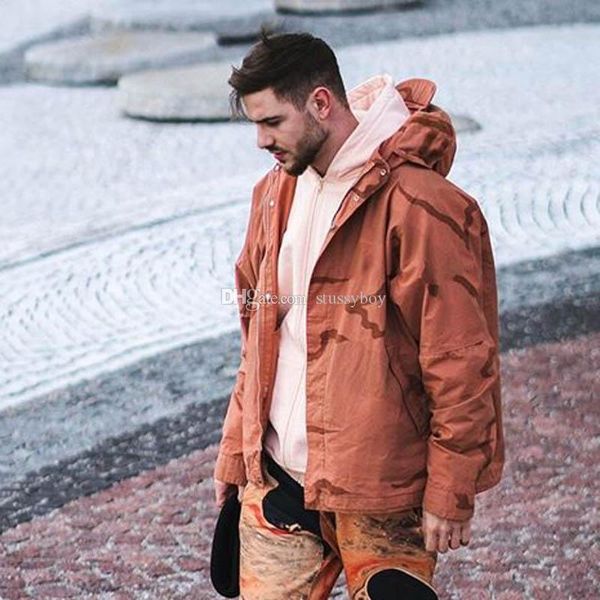 

19fw riot mask tactical clothing camo mountain parka jacket windproof outdoor men women coat street casual sport outwear jacket, Black;brown