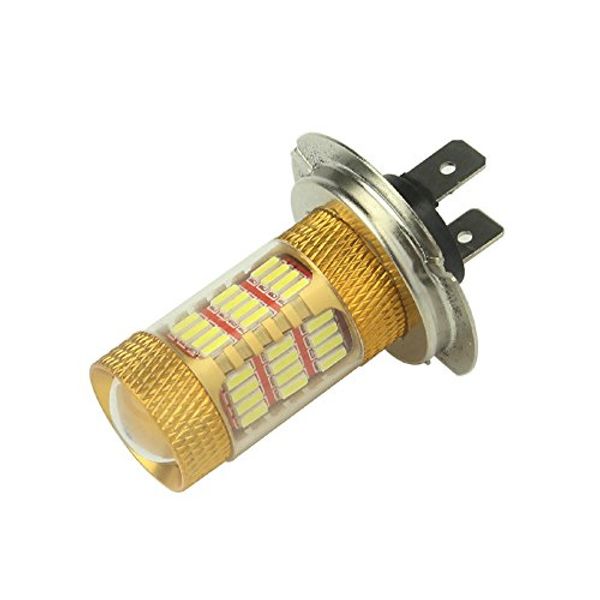 

2 pcs h7 4014 54smd led fog lights bulb led head fog lamp 650lm white 5500k