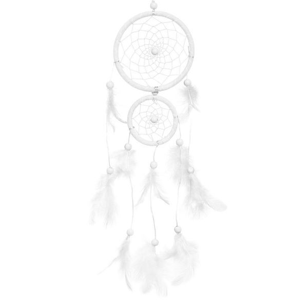 

new round shape dream catcher with feathers wall hanging decoration ornament gift, Silver