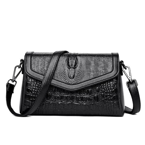 

icev new simple small shoulder messenger bags for women leather handbags designer ladies crossbody bag solid zipper