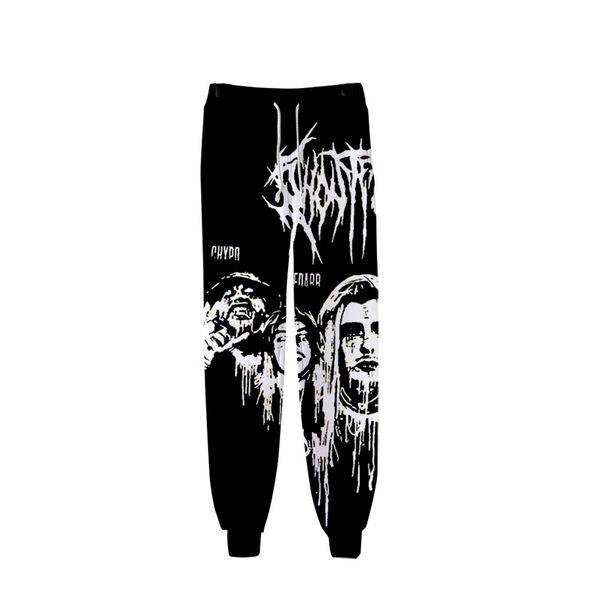 

ghostemane trousers 2019 rock hip hop pants streetwear harajuku mens joggers sweatpants loose gothic casual summer autumn, Black