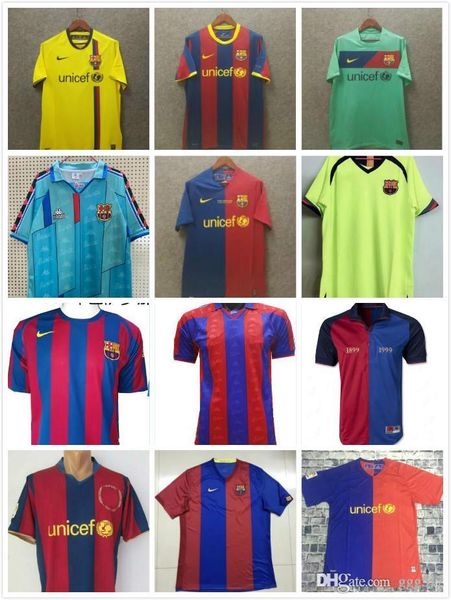 

Барселона ретро футбольные майки BARCE 05 06 FOOTBALL jeseys 2005 2006 RONALDINHO 10 XAVI 6 A. INIESTA 8 FINAL camisa de futebol messi
