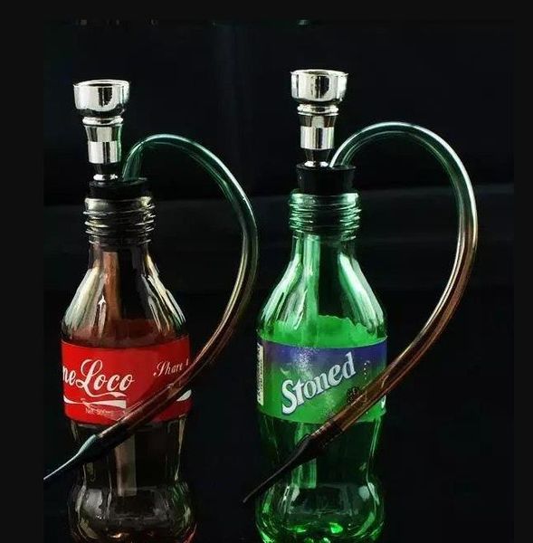 Piccole Coke Springs Gancio per l'acqua Bong in vetro Accessori, Tubi per fumatori in vetro Mini colorati multicolori Tubi manuali Miglior cucchiaio di vetro