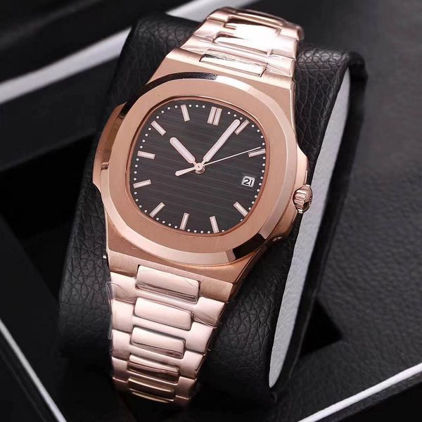 

2019 automatic machinery 39mm luxury watch men sweeping movement good watch watch model no battery watches 033, Slivery;brown