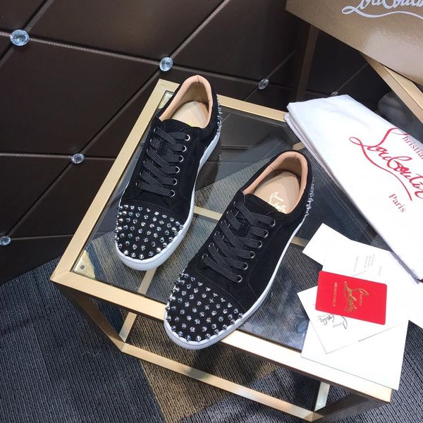 

new style high-end luxury men's casual sports shoes fashion brand four seasons design men's shoes star diamond embellishment drtg, Black