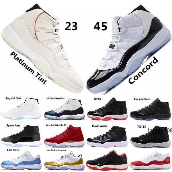 

new vast grey bred 11 11s jumpman basketball shoes men women concord 45 cap and gown legend blue nightshade mens trainers 36-47