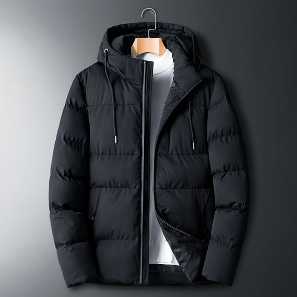 

new plus size 8xl 7xl 6xl black grey mens winter warm thicken jackets coats brand cotton parka comfortable style hooded jackets