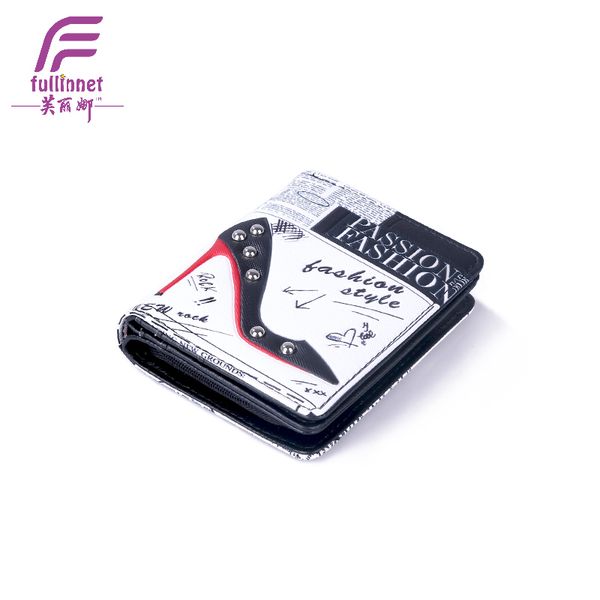 

2020 women wallets short/women wallets small ing, Red;black