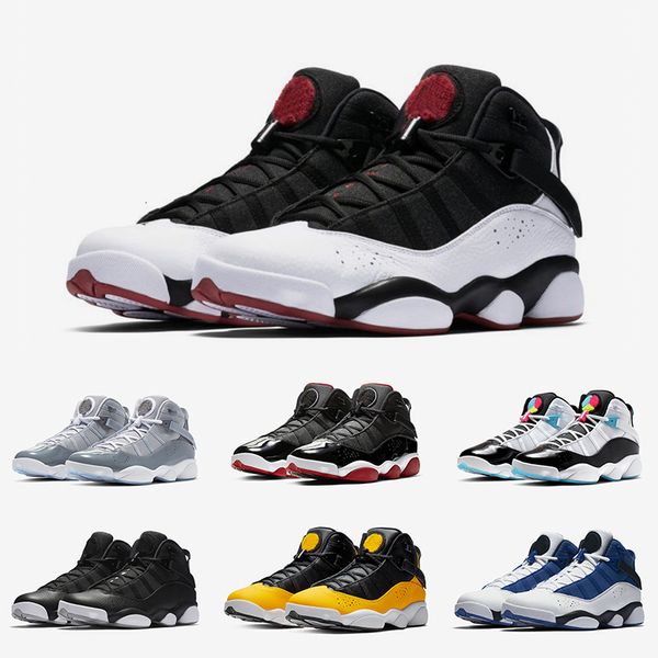 

6 6s six rings mens basketball shoes cool grey concord bred green ice gym red space jam men women classic authentic sports sneakers