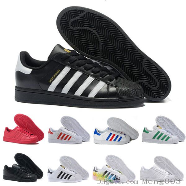 

superstar white black pink blue gold superstars 80s pride sneakers super star women men sport casual shoes eu sz36-44