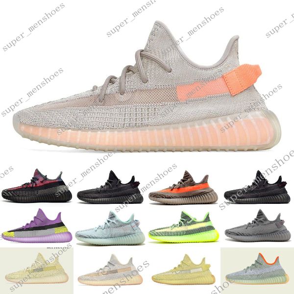 

sale yeehu yeezreel yecheil running shoes for men women cloud white citrin zebra clay gid static reflective trainers sneakers #002