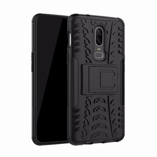 

противоударный задний чехол armor с жестким силиконовым чехлом для oneplus 6