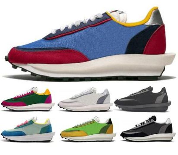 

2020 sacai ld waffle trainers running shoes blue multi summit white nylon pine green ldv mens women sports zapatillas tennis shoes sneakers