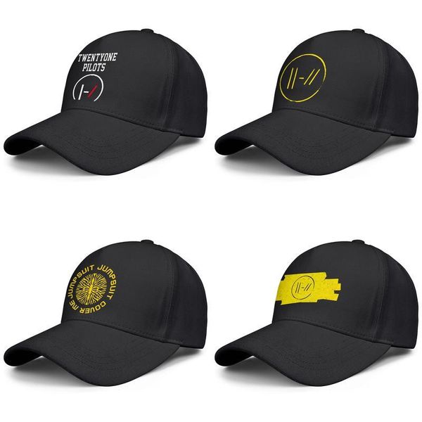 

желтый двадцать один пилоты тренч музыкальный логотип мужские и женские хип хоп отскок шляпа пользовательские пустой бейсболка группа винтаж, Blue;gray