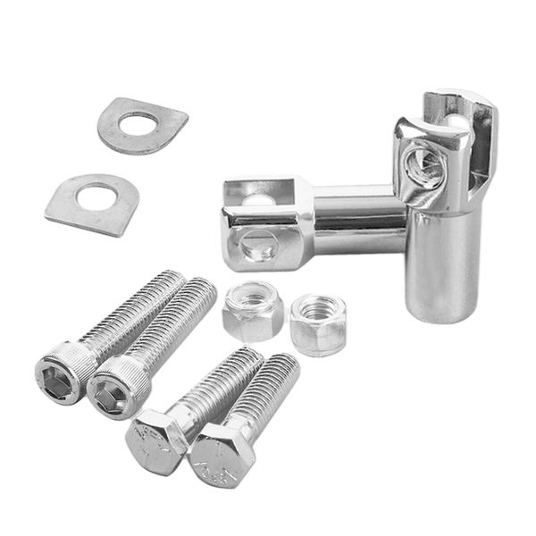 

motorcycle rear passenger footrest support bracket for harley 00 - 18